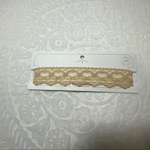 Women’s choker set lace bling leather